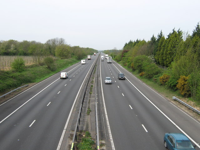 M2 Motorway to Sittingbourne © David Anstiss cc-by-sa/2.0 :: Geograph ...