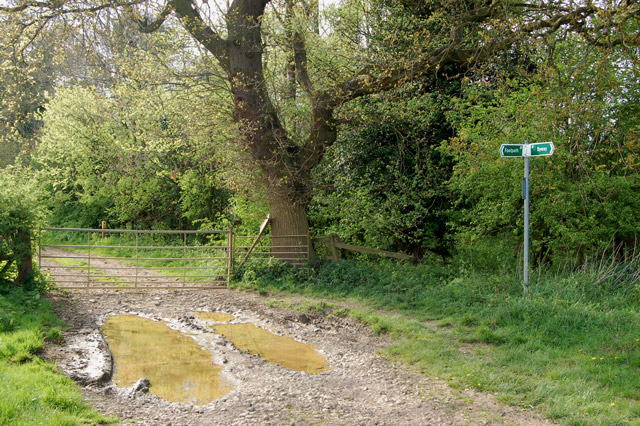 In Meadow Gate, signpost