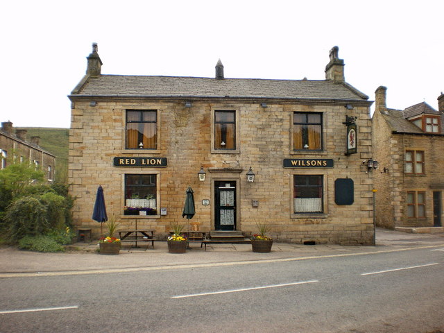 The Red Lion, Halifax Road © Alexander P Kapp :: Geograph Britain and ...