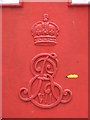 Edward VII postbox, Southampton Buildings, WC2 - royal cipher