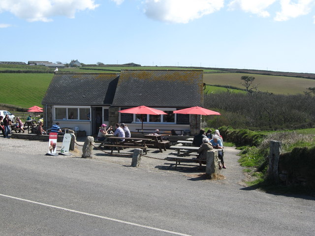 Hells’ Mouth Café, Near Godrevy Point,... © Richard Rogerson cc-by-sa/2 ...