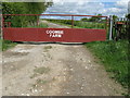 No mistaking this entrance to Coombe Farm