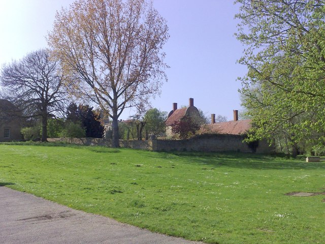 Almshouses (rear), Great Linford
