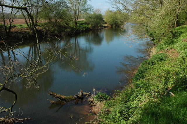 River Usk near Llantrisant © Philip Halling :: Geograph Britain and Ireland