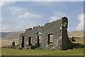 NX5293 : Ruined building at Woodhead Lead Mines by Leslie Barrie