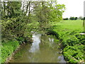 Looking downstream from bridge at Worten