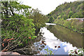 The River Taff , south of the old Ynys Bridge