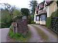 Cottages on the edge of the Killerton estate