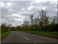 Telecoms mast entering Manton