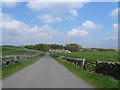 Lane approach to the Derbyshire & Lancashire Gliding Club