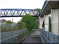 Footbridge over railway