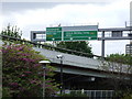 Gantry signs over the Westway