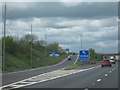 TR1437 : M20 Motorway, Junction 11 Slip Road, Heading West by Roy Hughes