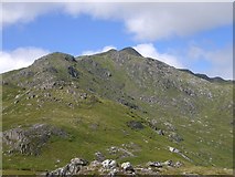 NG9804 : Looking up South ridge of Sgurr a'Mhaoraich by Alistair Nixon