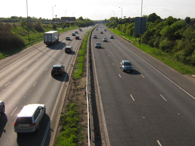 A2 Dual Carriageway to London © David Anstiss cc-by-sa/2.0 :: Geograph ...