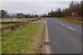 Forfar / Friockheim Road at its junction with the road leading to Murton Nature Reserve