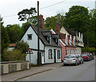 TL9267 : Village houses, The Street, Pakenham by Andrew Hill