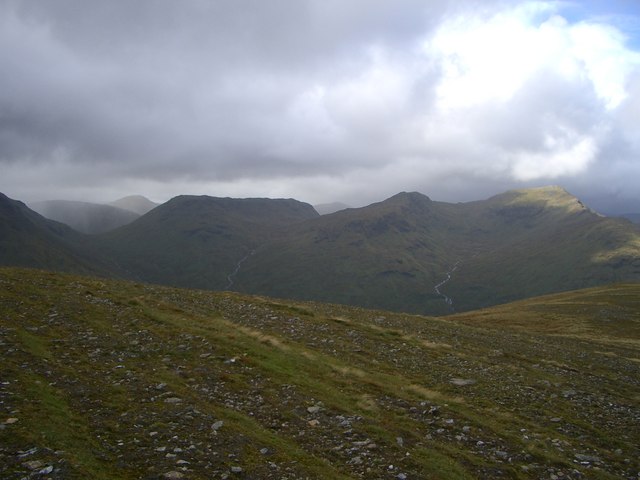 From the wind-raked Northwest ridge of  Meall Glas