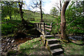 Footbridge over Turnhole Clough