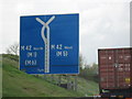 M42 Motorway Splits, Crazy Road Sign - "It Could Be You?"