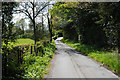 Minor road near Pont Gelli-goch