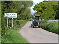 Tractor at Talaton near Newtown Corner