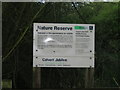 Noticeboard, Calvert Jubilee Nature Reserve