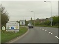 Entering Barnstaple on the A39.