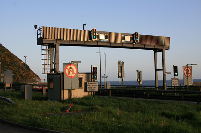 Signal gantry, Penmaen-bach