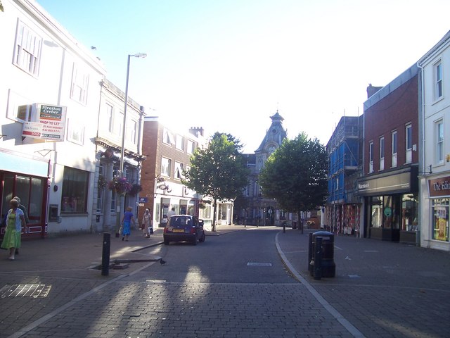 Tiverton : Fore Street & Town Centre © Lewis Clarke :: Geograph Britain ...