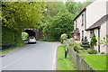 Funtley Road passing beneath defunct railway line