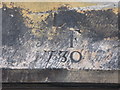 NY9366 : Date stone of 1730 on The Barracks, Main Street by Mike Quinn
