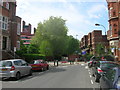 Junction of Gunterstone Road W14 and Gliddon Road W14