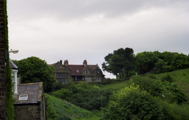 Houses overlooking Alnmouth Golf Course