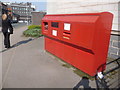 SK3587 : Sheffield: postbox № S1 1263, Pond Street by Chris Downer