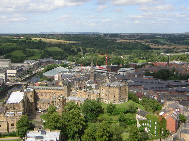 Durham Castle from the Cathedral