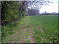 Public footpath near Eyton Hall