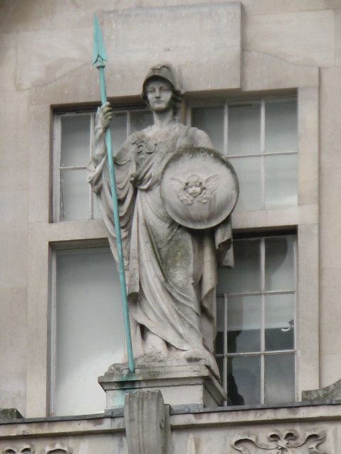 Statue of Minerva, Minerva House, North... © Mike Quinn cc-by-sa/2.0 ...