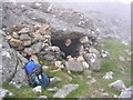 NH0175 : Howff in col between A' Mhaighdean and Ruadh Stac MÃ²r by Russel Wills