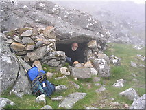 NH0175 : Howff in col between A' Mhaighdean and Ruadh Stac Mòr by Russel Wills