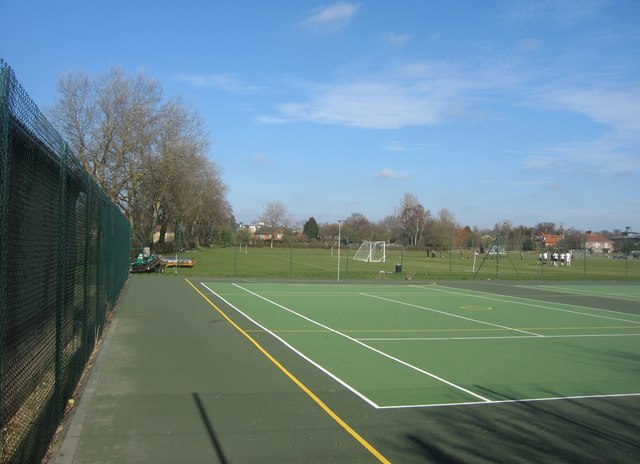 Hard tennis courts