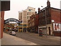 Sheffield: looking up Exchange Street