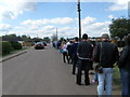 Joining the Queue on Avenue road