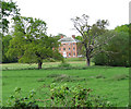 View across pastureland