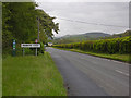 Western approach to Penrhyncoch