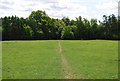 Footpath south through Denne Park