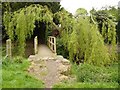 Kingston on Soar footbridge over Kingston Brook