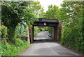 Two Mile Ash Rd under the Arun Valley line