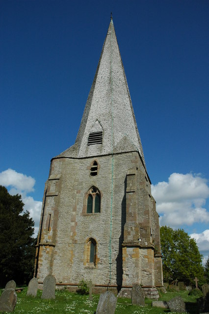 Tower and spire of Westbury Church