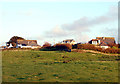 Houses above the beach at Harlyn Bay